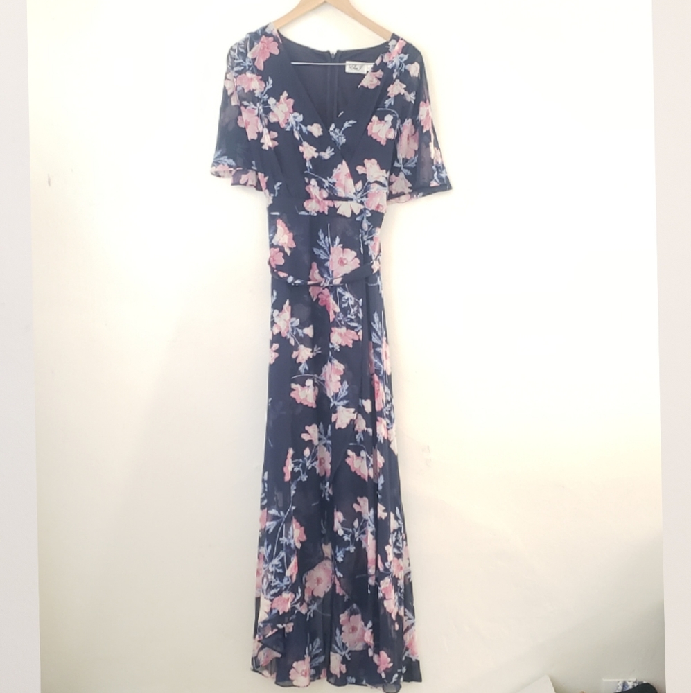 Eliza J Floral Maxi Dress Size 14